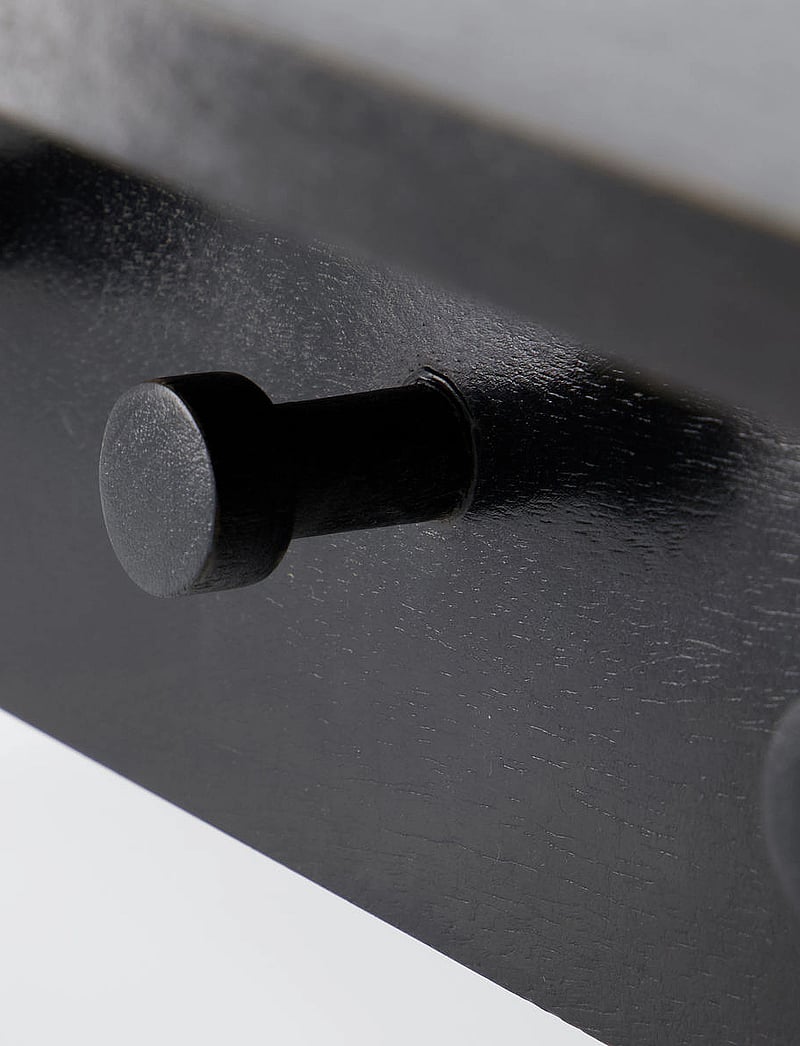 house doctor - Coat rack, HDSate, Black - riputuskonksud ja nagid - black - 3