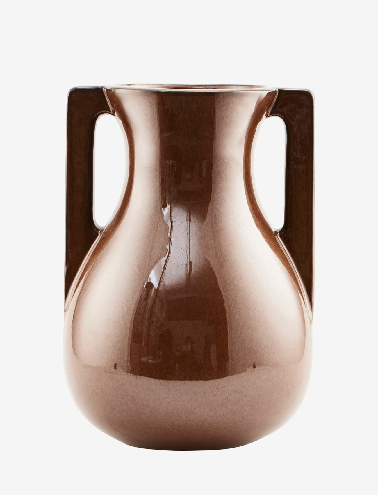 house doctor - Mississipi Vase - big vases - brown - 0