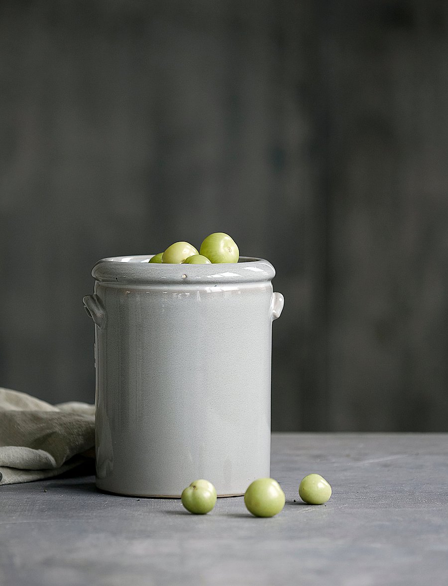 house doctor - Pottery M Planter - light grey - 1