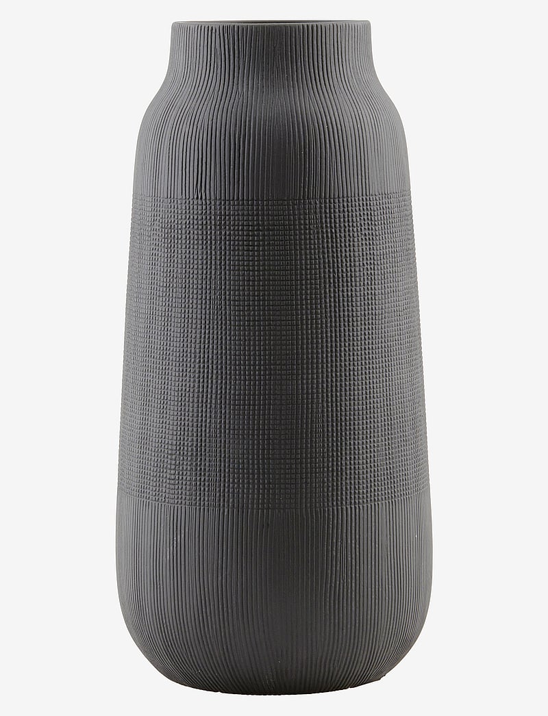 house doctor - Vase, HDGroove, Black - vaasid - black - 1