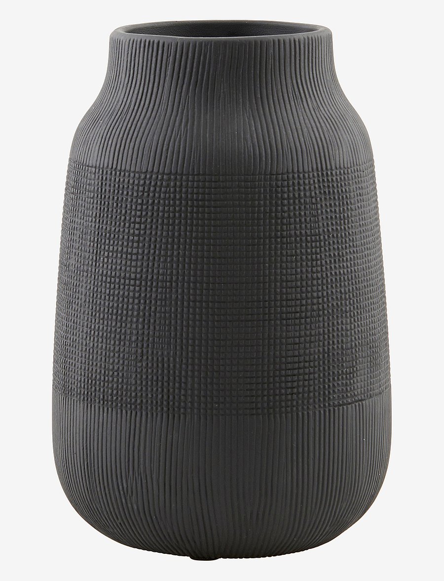 house doctor - Vase, HDGroove, Black - vasen - black - 1