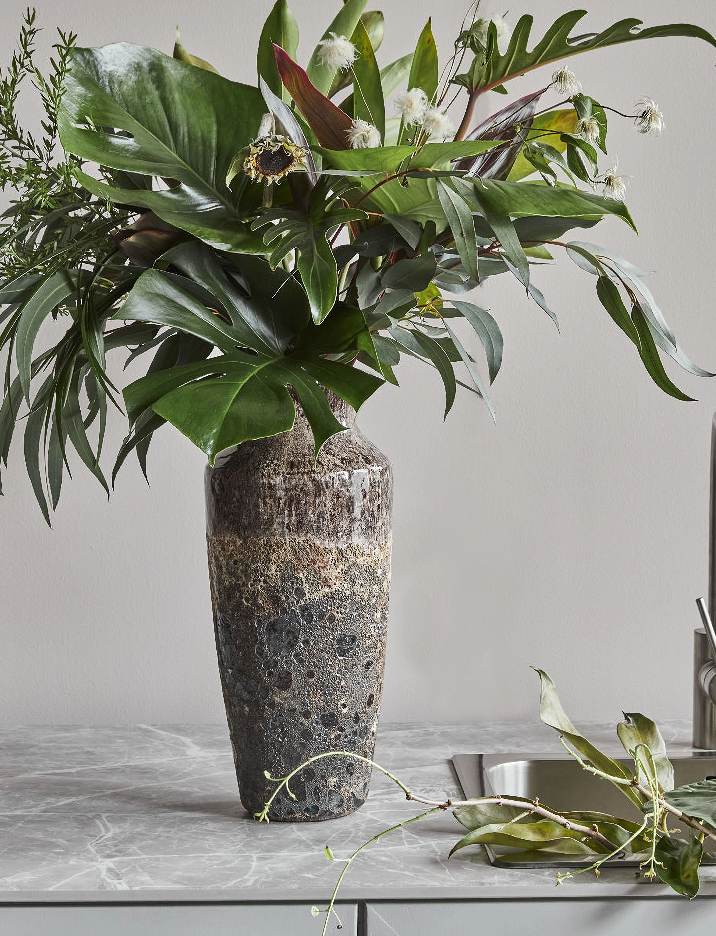 house doctor - Vase, HDMaya, Antique brown - antique brown - 1