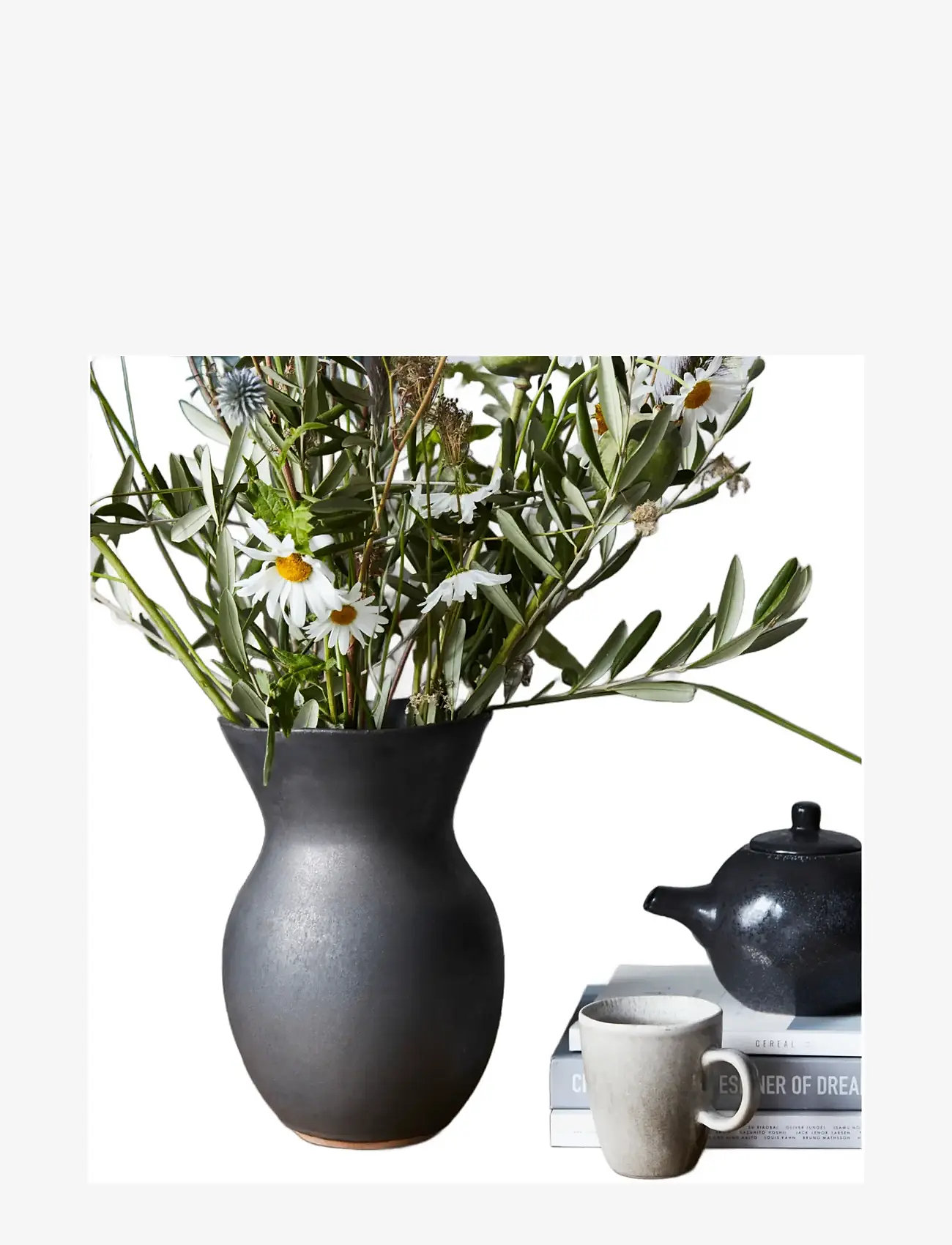 house doctor - Vase, HDCorp, Sort - vaser - black - 1