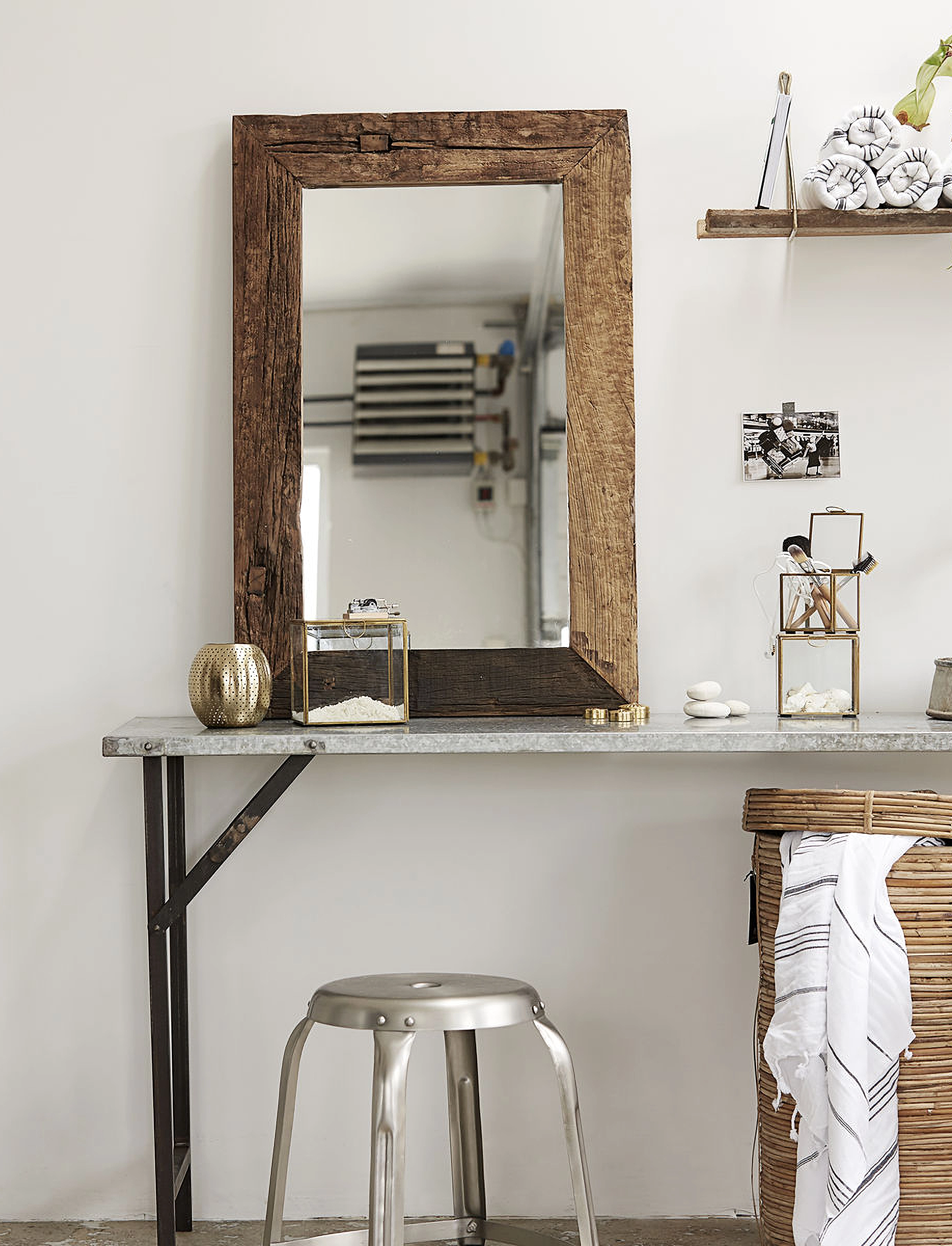 house doctor - Mirror w. frame, HDPure Nature, Nature - nature - 1