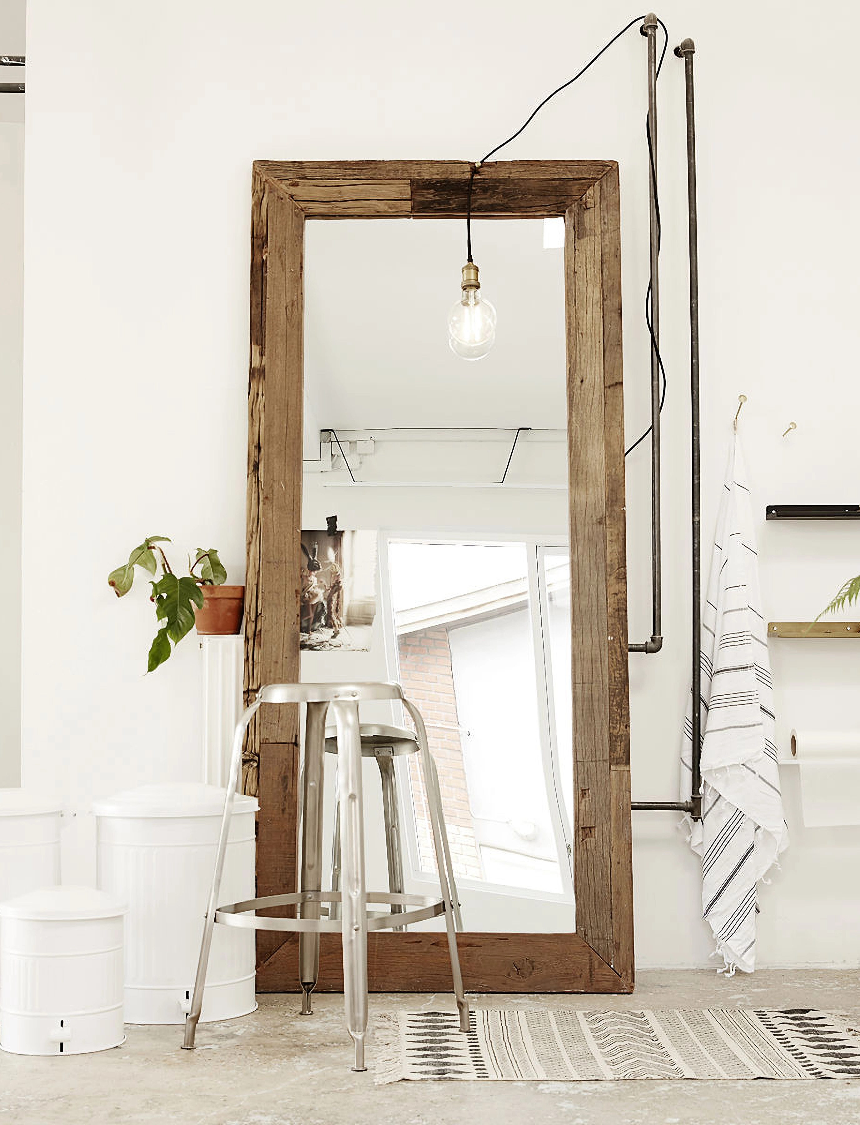 house doctor Mirror, Hdpure Nature, Nature, 2X95X210, Brown, Spejle > Vægspejle, Unisex
