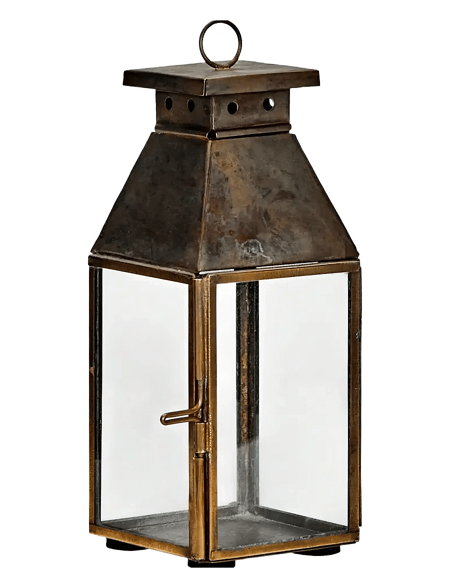 house doctor - Lanterns, HDTilka, Antique brass - laternad - antique brass finish - 3