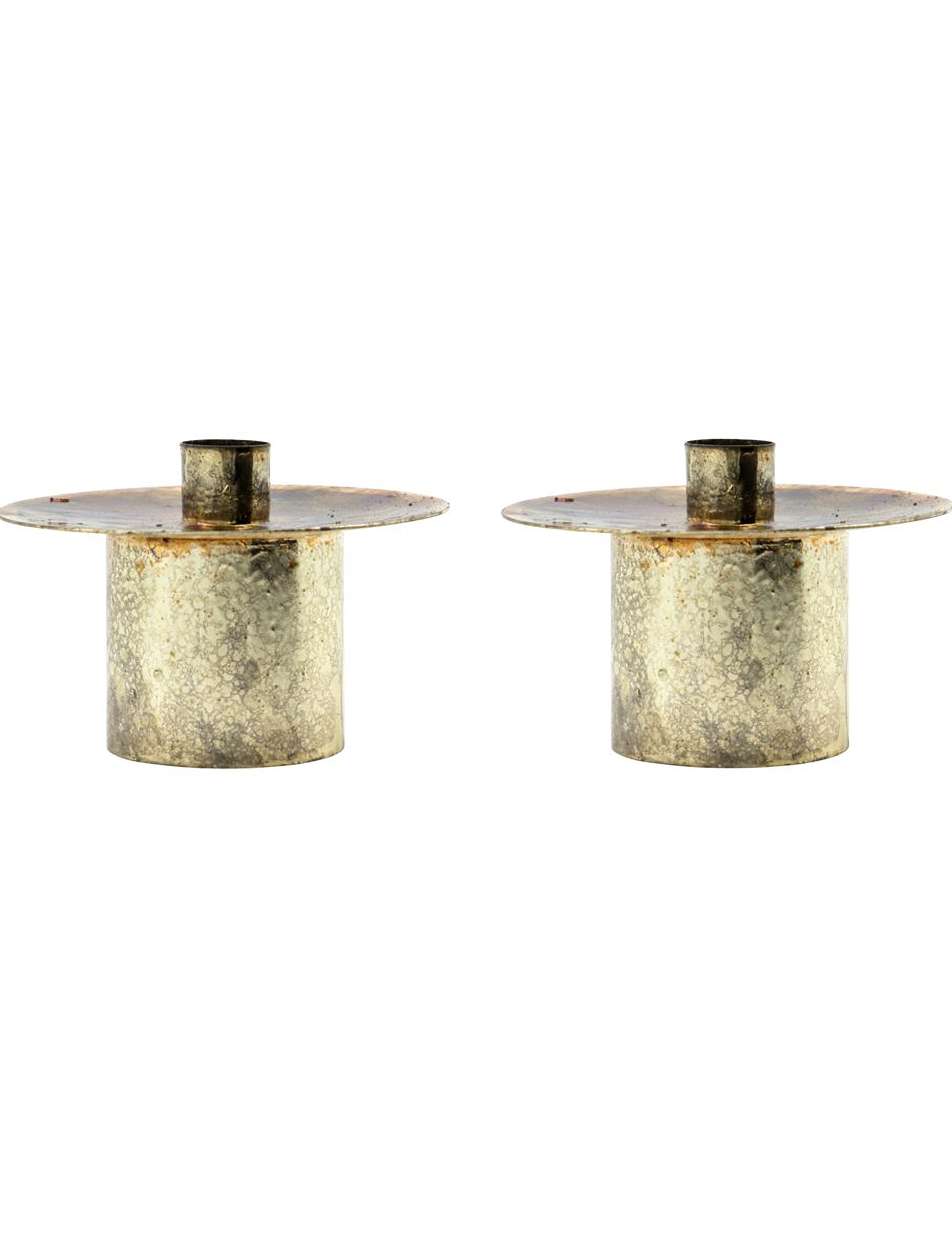 house doctor - Candle holder, HDSimb, Antique metallic - antique metallic - 3