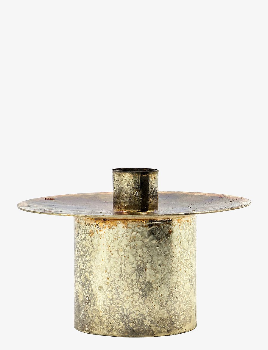 house doctor - Candle holder, HDSimb, Antique metallic - antique metallic - 1