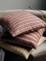 house doctor - Cushion cover, Thame - laveste priser - brown check - 1