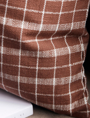 house doctor - Cushion cover, Thame - laveste priser - brown check - 2