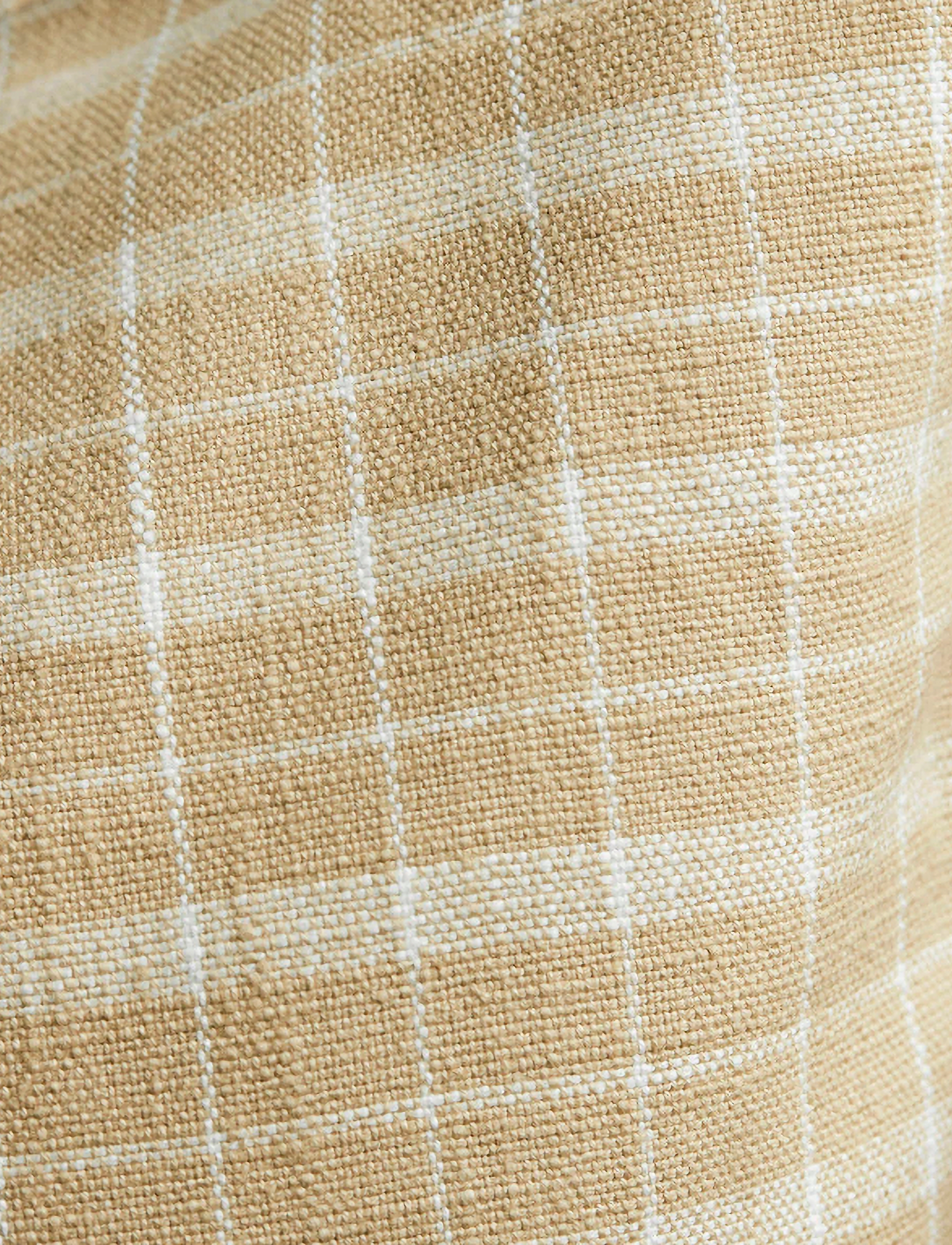 house doctor - Cushion cover, HDThame, Sand - pudebetræk - sand check - 2