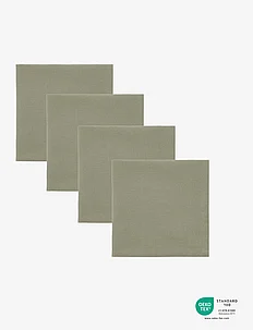 Napkins, HDReal, Olive green, house doctor