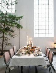 house doctor - Tablecloth, Twinkle - kerstmis tafelversiering - taupe - 1