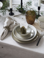 house doctor - Tablecloth, Twinkle - kerstmis tafelversiering - taupe - 4