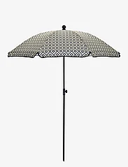 house doctor - Beach/Garden umbrella, HDPort - parasols - black/sand - 0