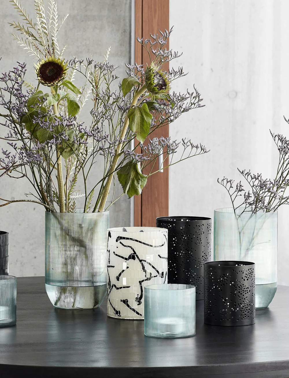 house doctor - Vase, Amka, Light blue - vaser - light blue - 1