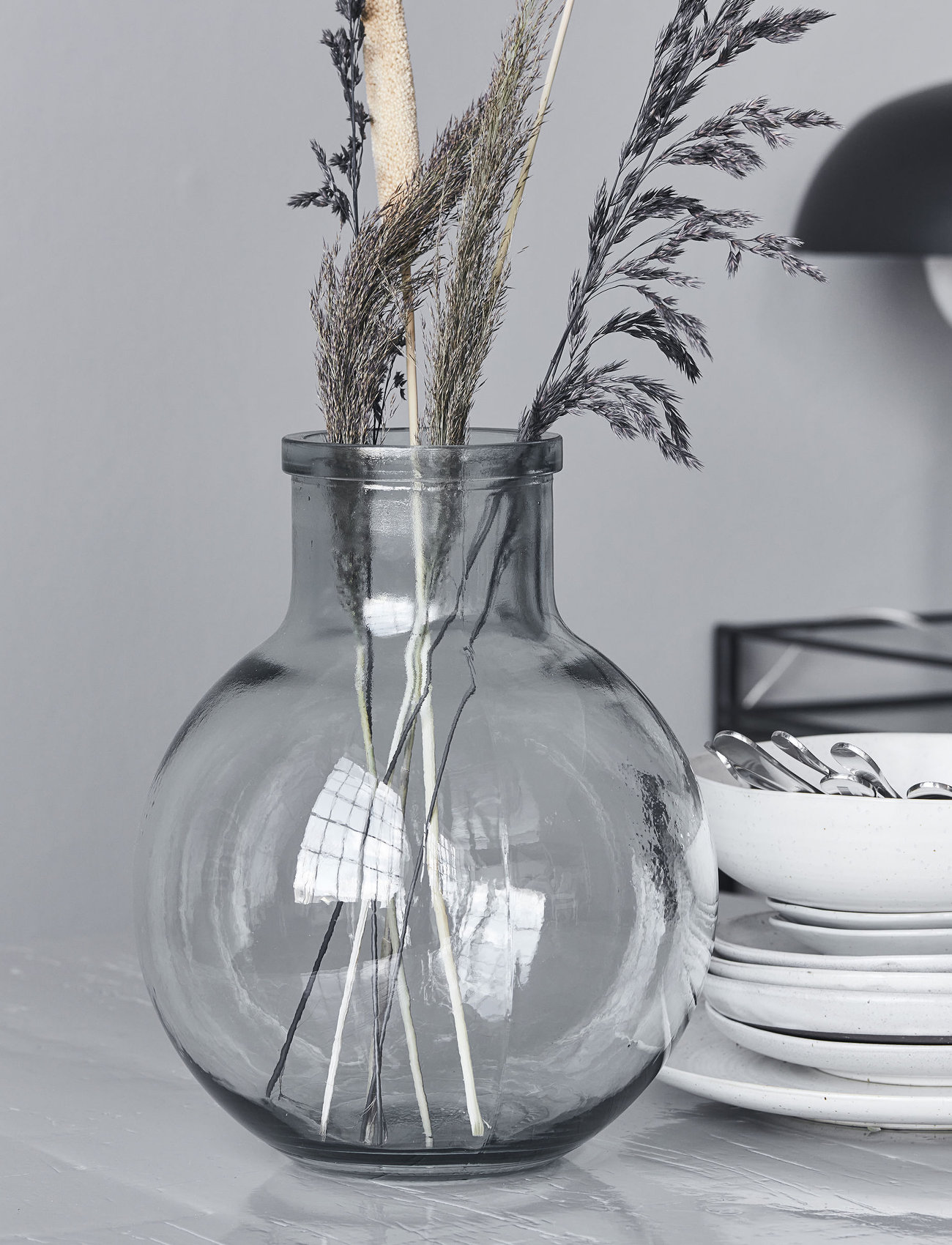 house doctor - Vase/Bottle, Aran - stora vaser - clear - 1