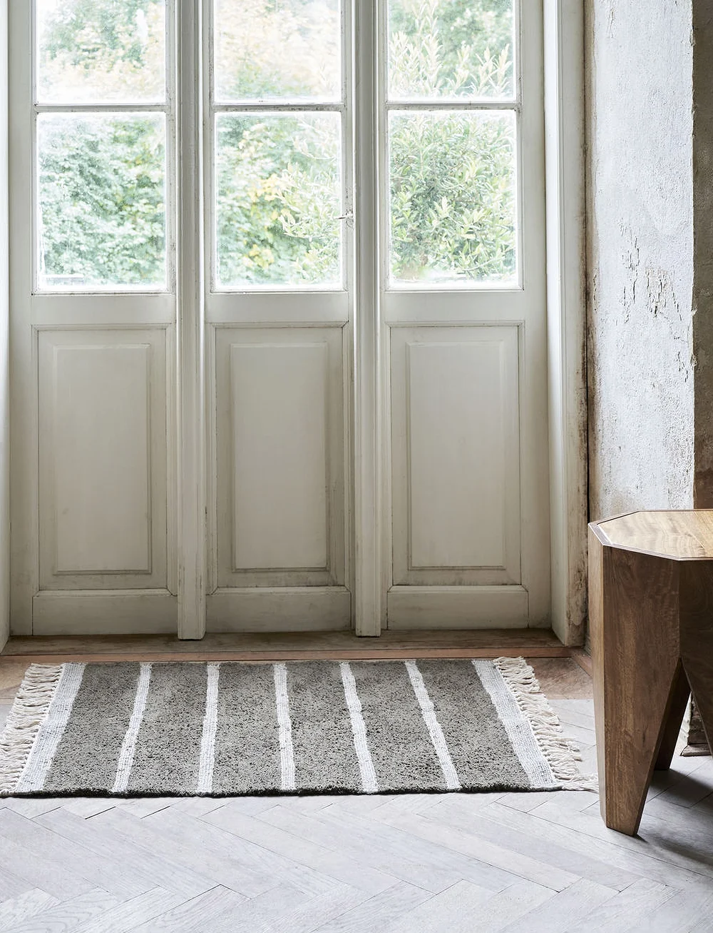 house doctor - Rug, Chen, Dark brown - baumwollteppiche & flickenteppich - dark brown - 1