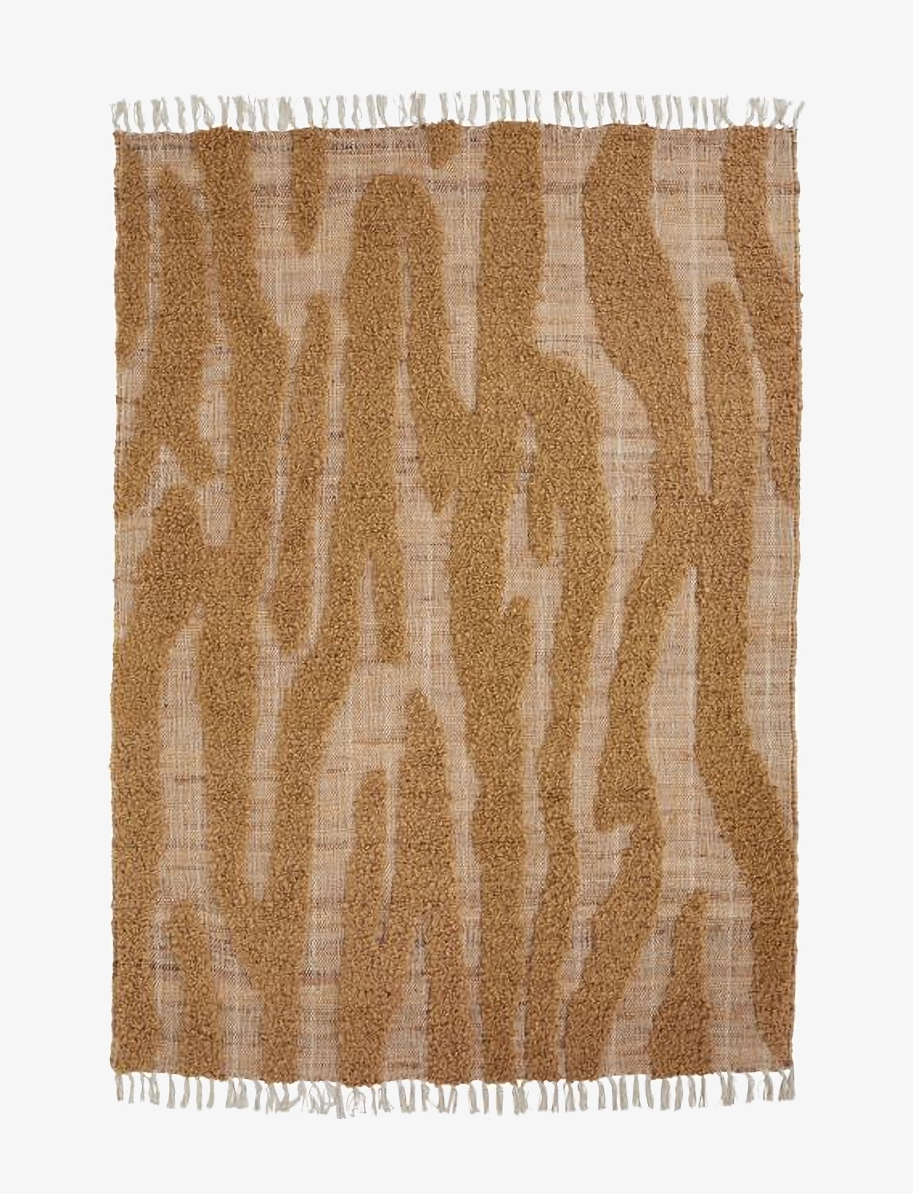 house doctor Rug, HDGet, Brown - Bomuldstæpper & Kludetæpper - BROWN / brown