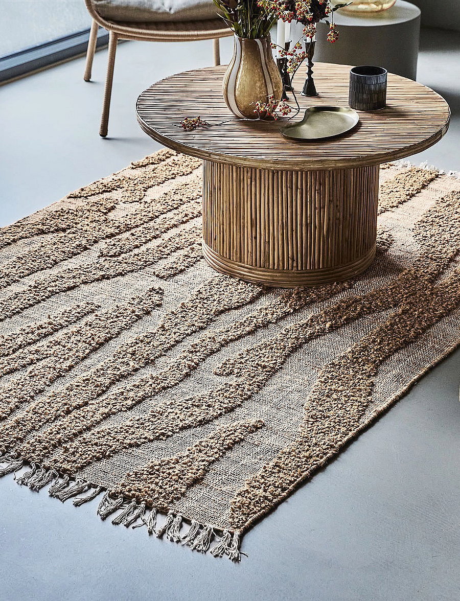 house doctor - Rug, HDGet, Brown - baumwollteppiche & flickenteppich - brown - 0