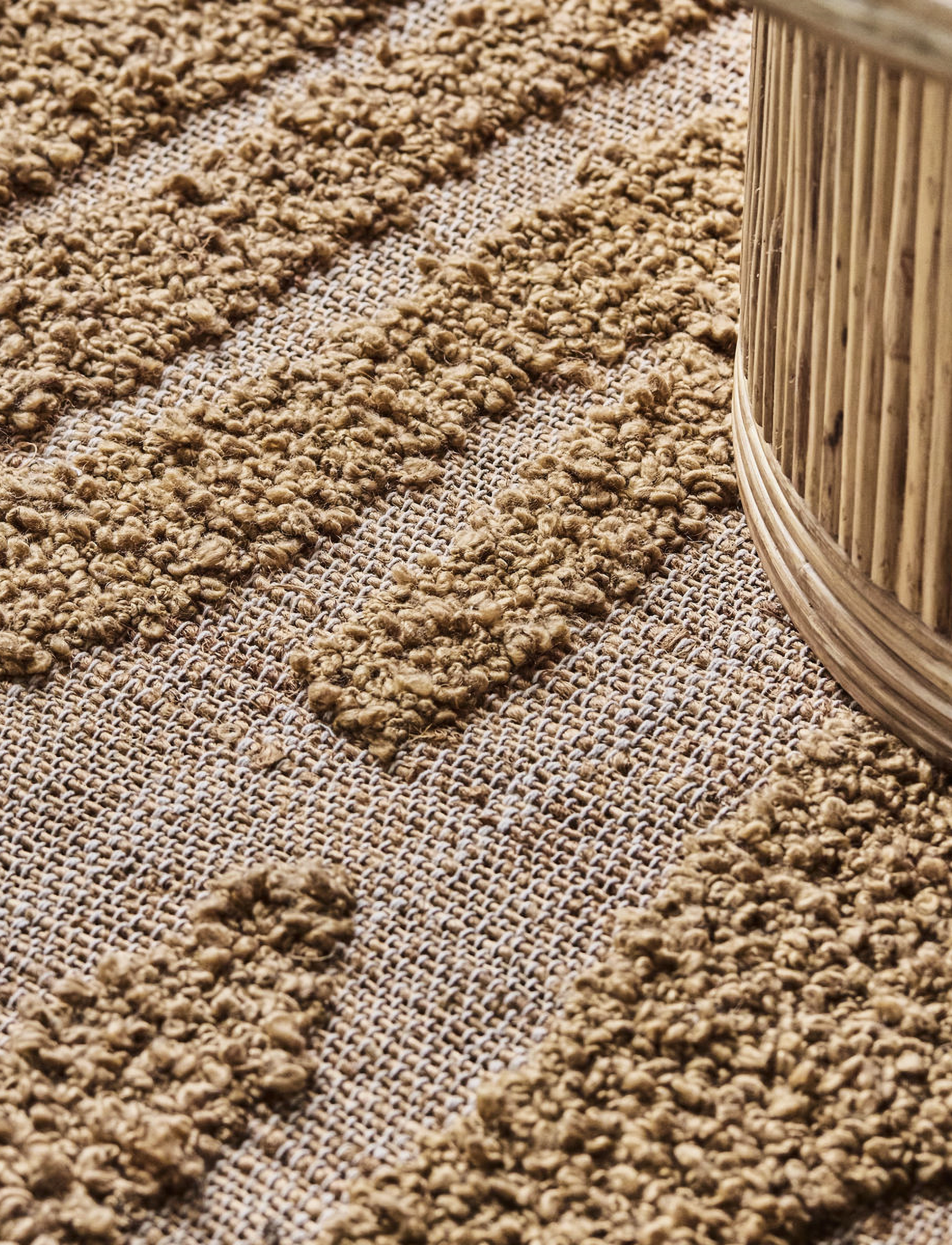 house doctor - Rug, HDGet, Brown - bomullstepper & filleryer - brown - 2