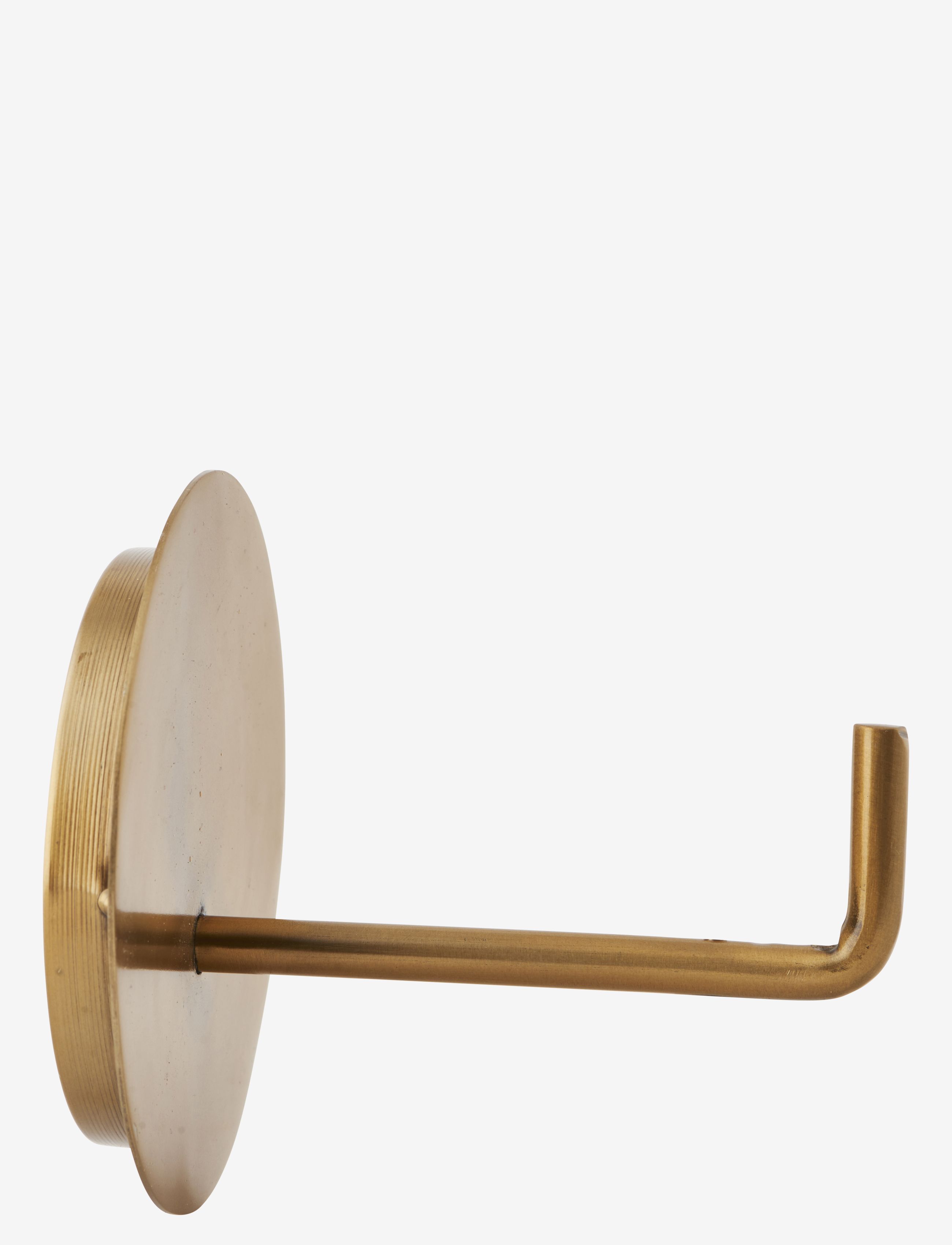 house doctor Text Toiletpapirholder, Toiletholder og hase, Guld, Str: H12.5CM