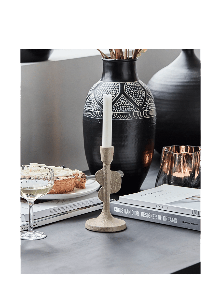 house doctor - Candle stand, HDDonna, Beige - küünlajalad - beige - 2