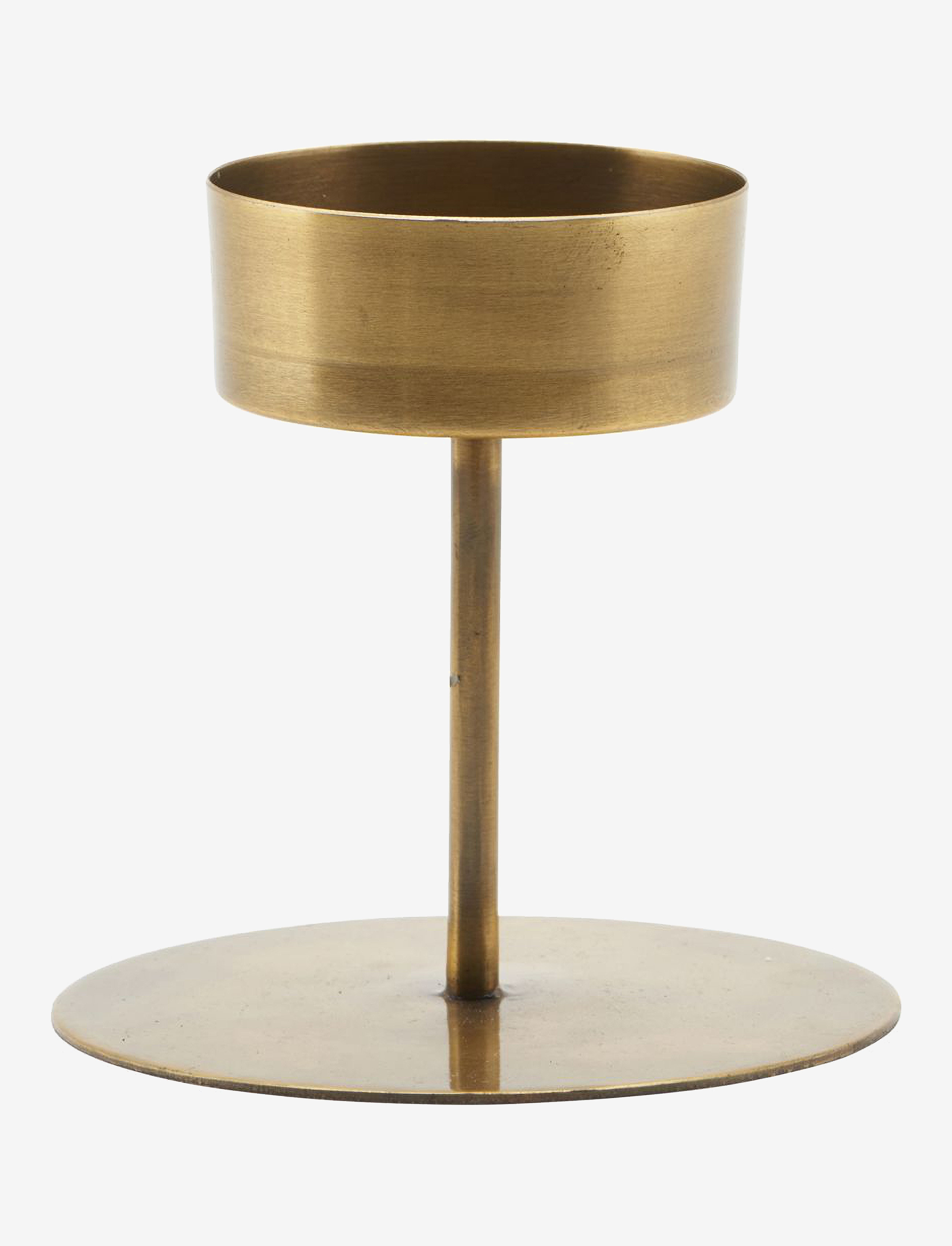 house doctor Fyrfadsstage, Hdanit, Antik Messing, One Size, Gold, Lysestager & Lanterner > Fyrfadsstager, Unisex