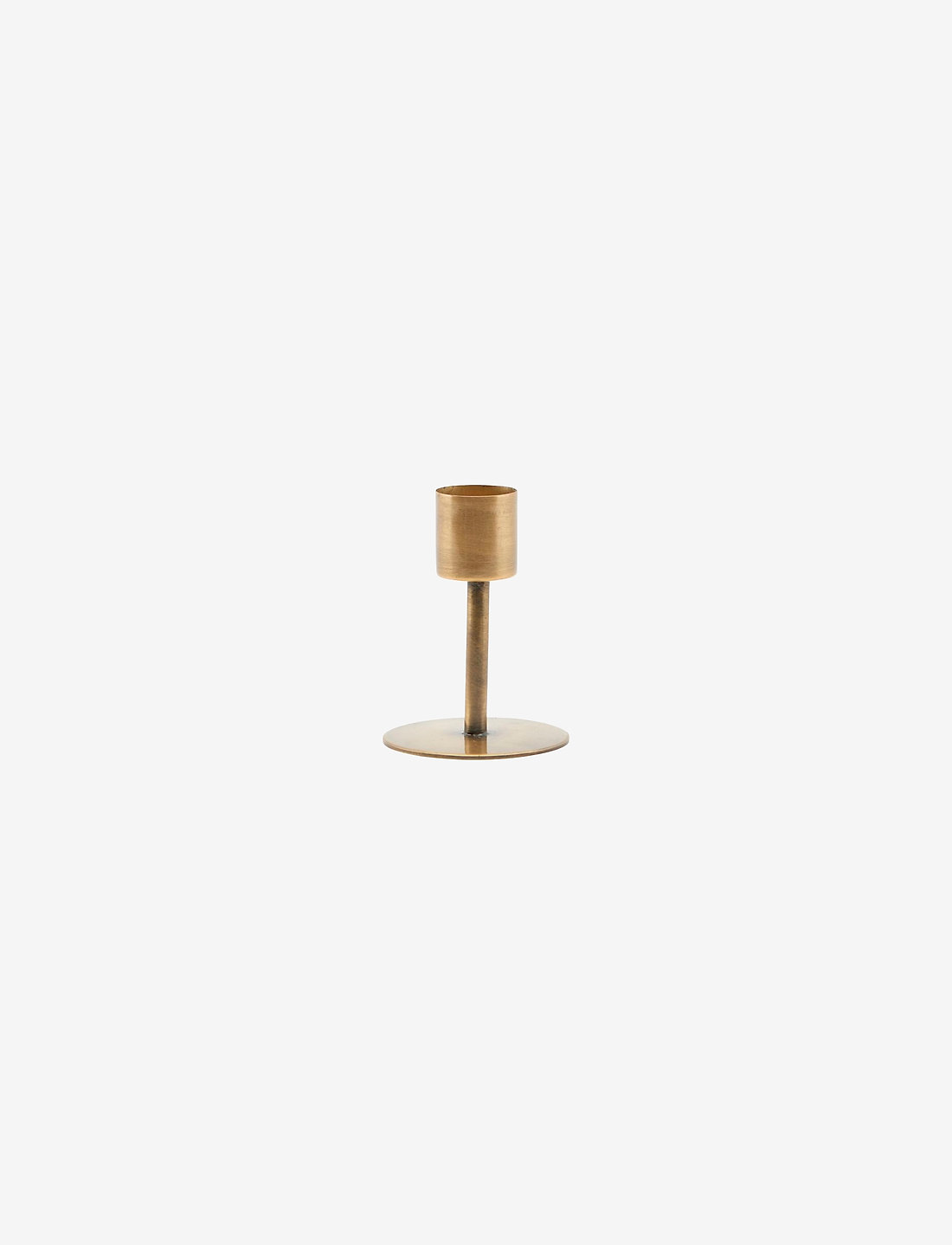 house doctor - Anit Candle stand - küünlajalad - antique brass - 0