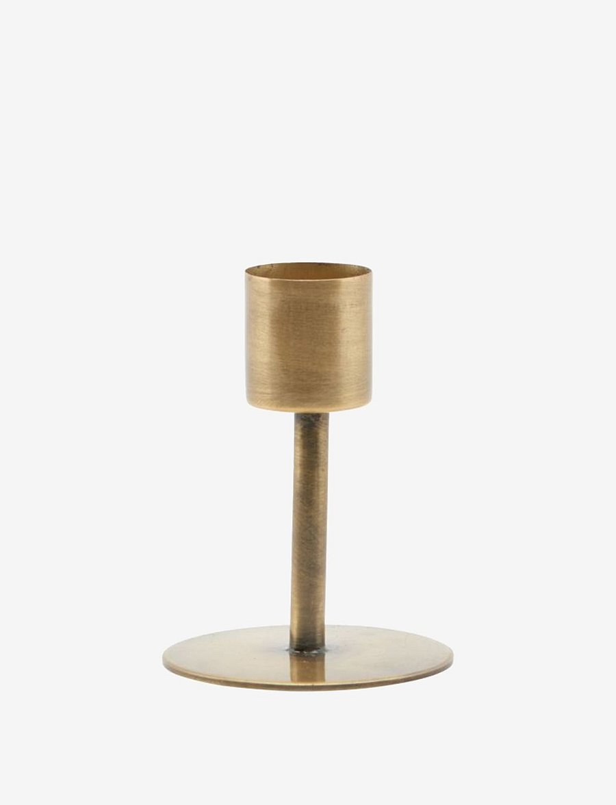 house doctor - Candle stand, HDAnit, Antique brass - kerzenständer - antique brass - 1