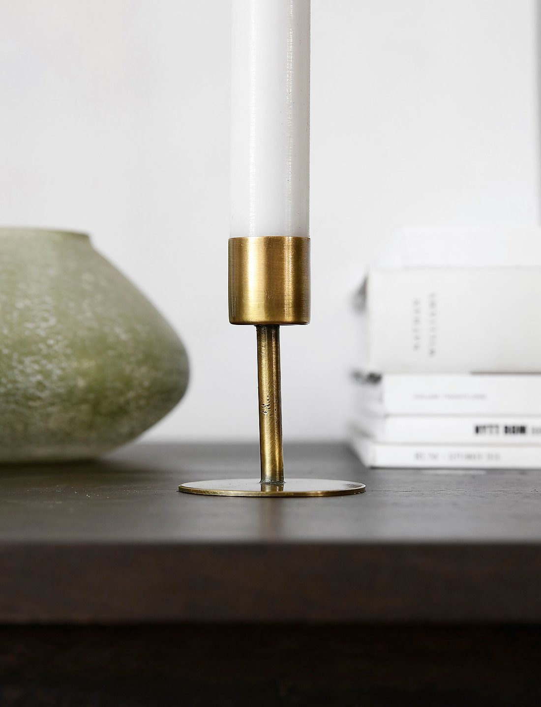 house doctor - Anit Candle stand - küünlajalad - antique brass - 2