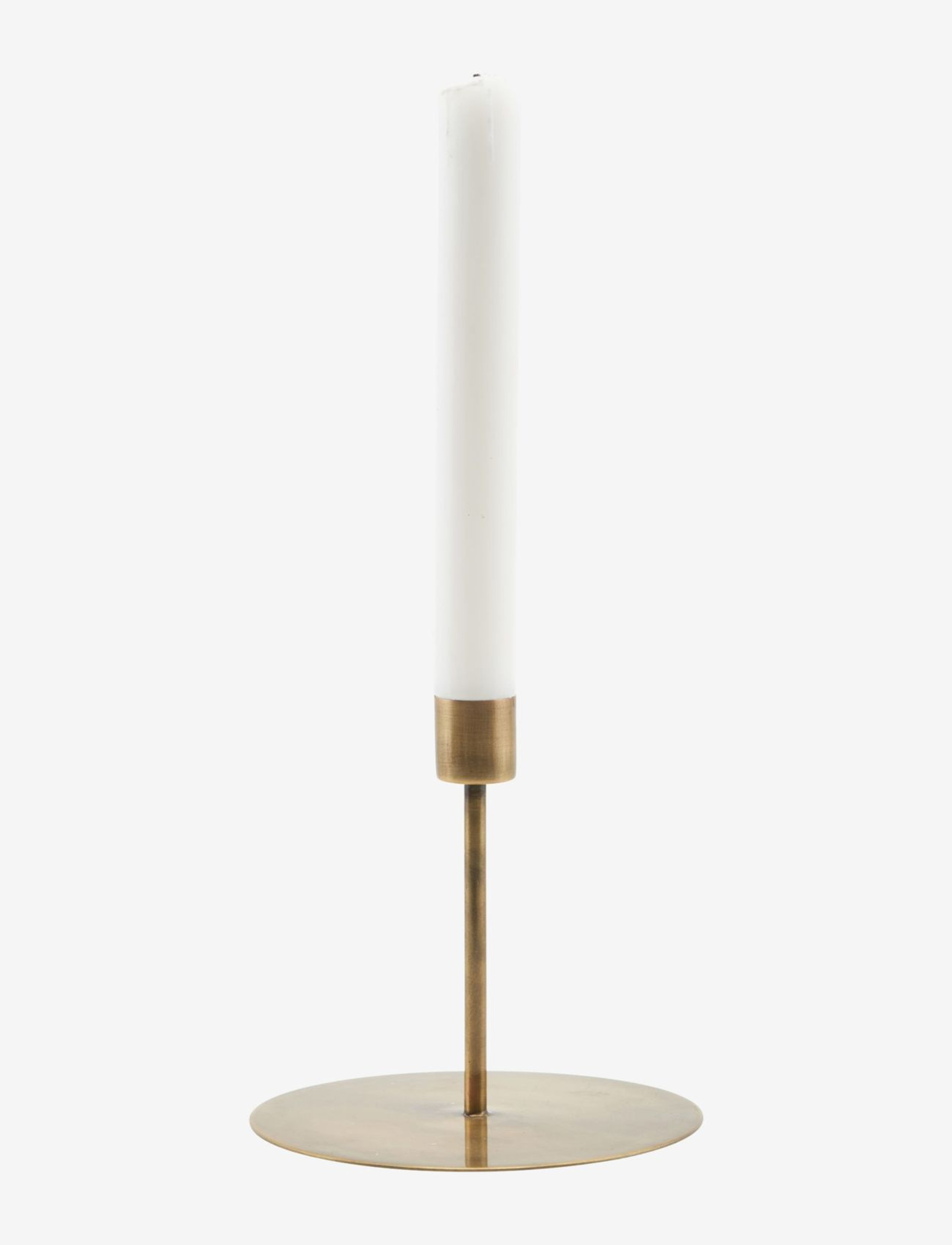 HOUSE DOCTOR Lysestage, Hdanit, Antik Messing Gold - H12CM - Unisex