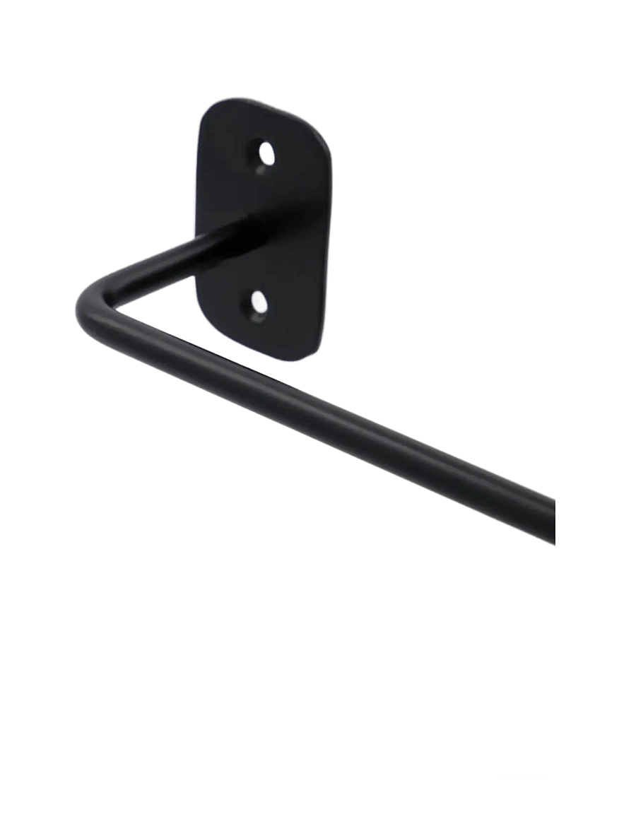 house doctor - Towel rail, HDPati, Black - haken & bügel - black - 1