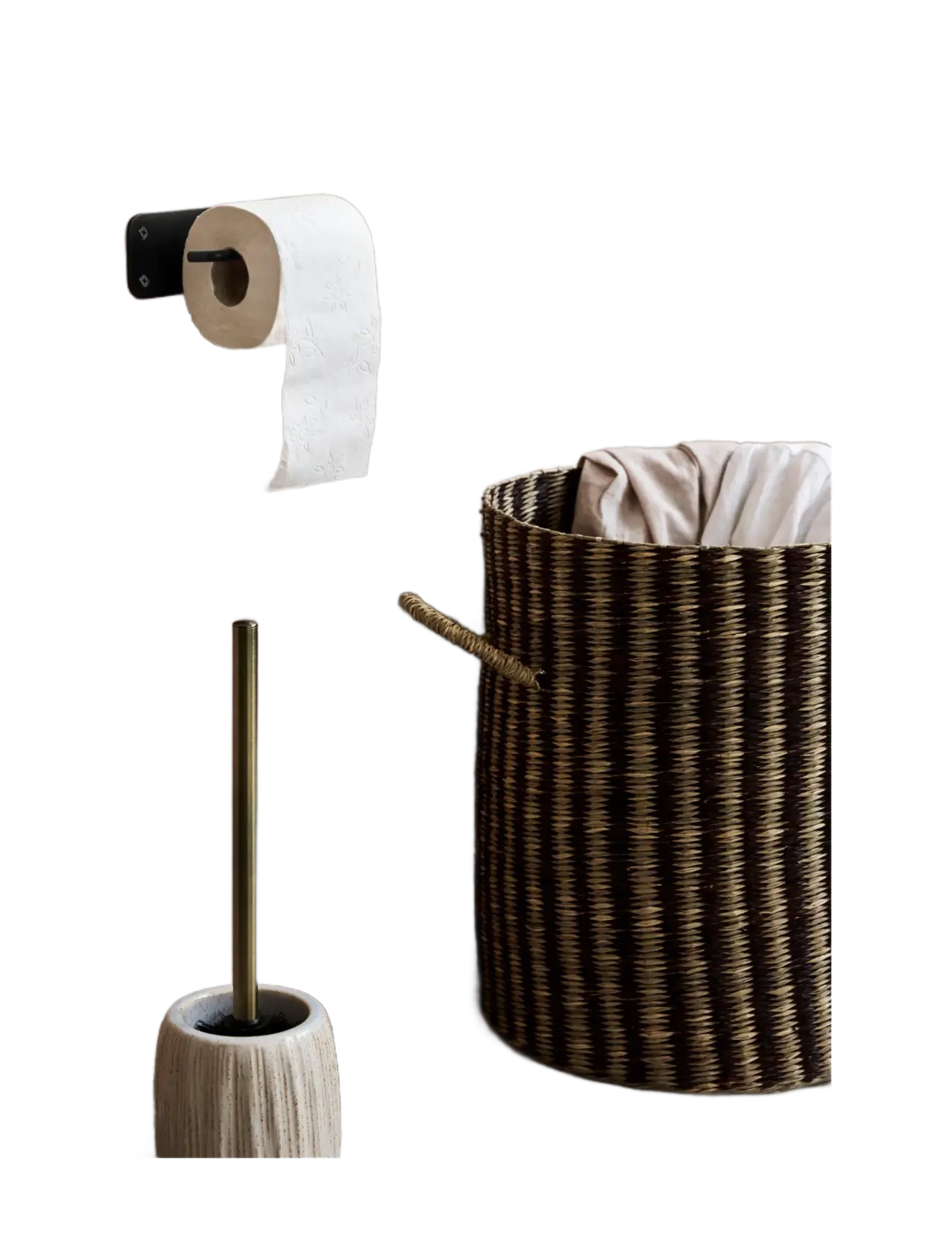 house doctor - Toilet paper holder, HDPati, Black - crochets et supports - black - 2