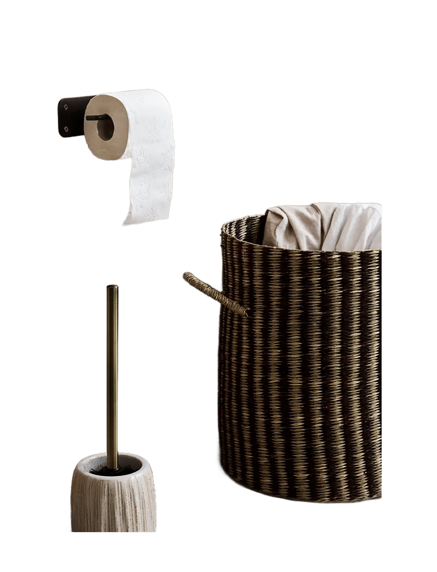 house doctor - Toilet paper holder, HDPati, Black - riputuskonksud ja nagid - black - 2