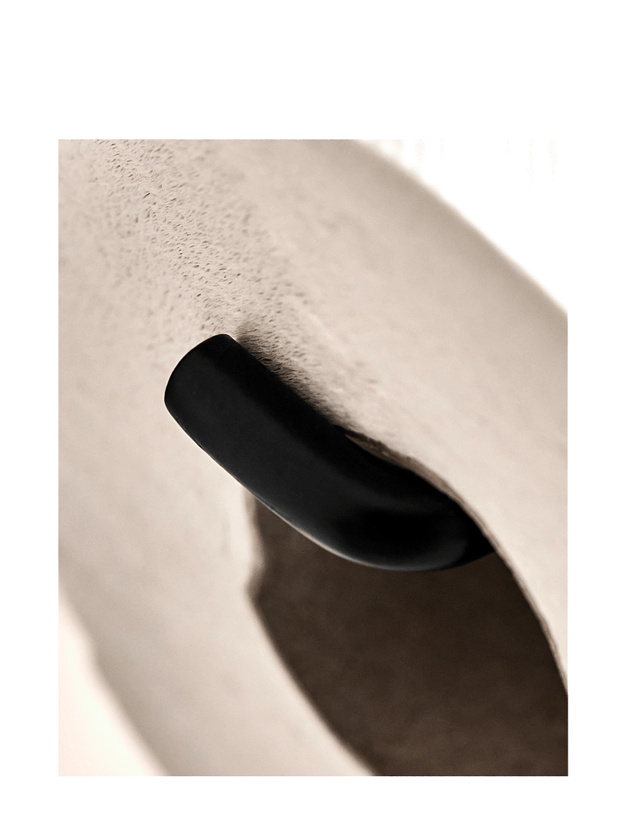 house doctor - Toilet paper holder, HDPati, Black - riputuskonksud ja nagid - black - 3