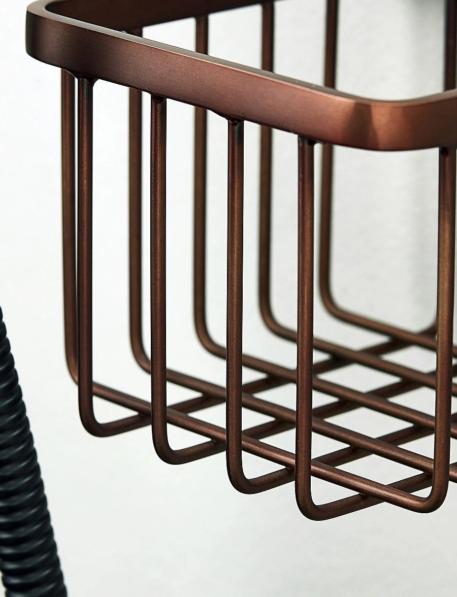 house doctor - Basket, Bath - hoiukorvid - browned brass - 2