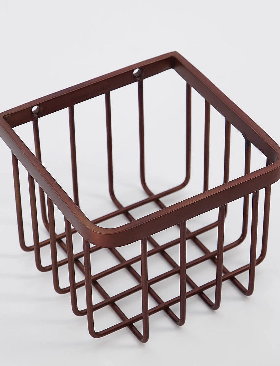 house doctor - Basket, Bath - hoiukorvid - browned brass - 3