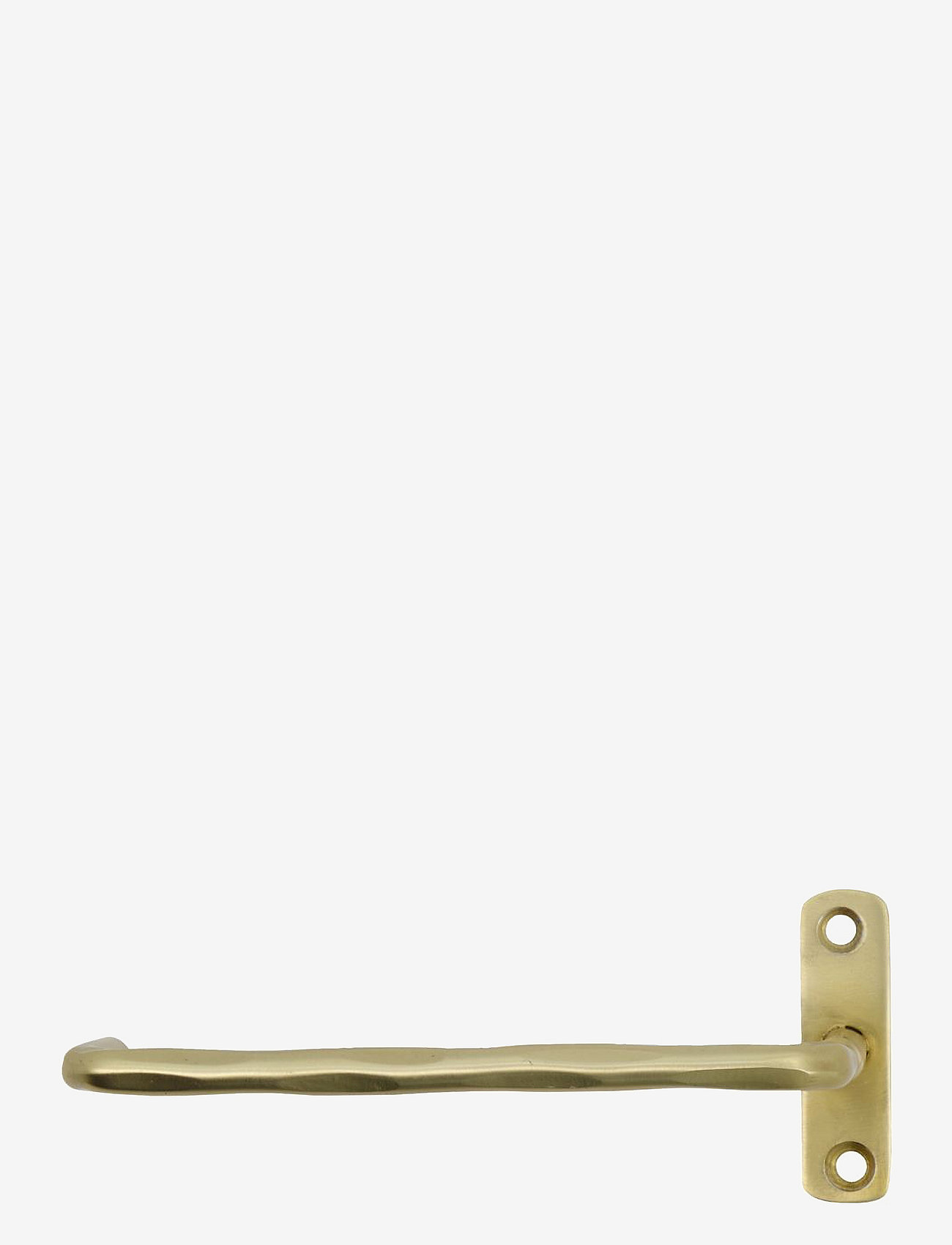 house doctor - Toilet paper holder, Welo, Brushed brass finish - krokar & hängare - brushed brass finish - 0