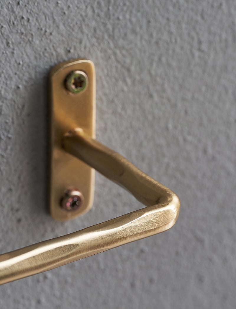 house doctor - Toilet paper holder, Welo, Brushed brass finish - riputuskonksud ja nagid - brushed brass finish - 3