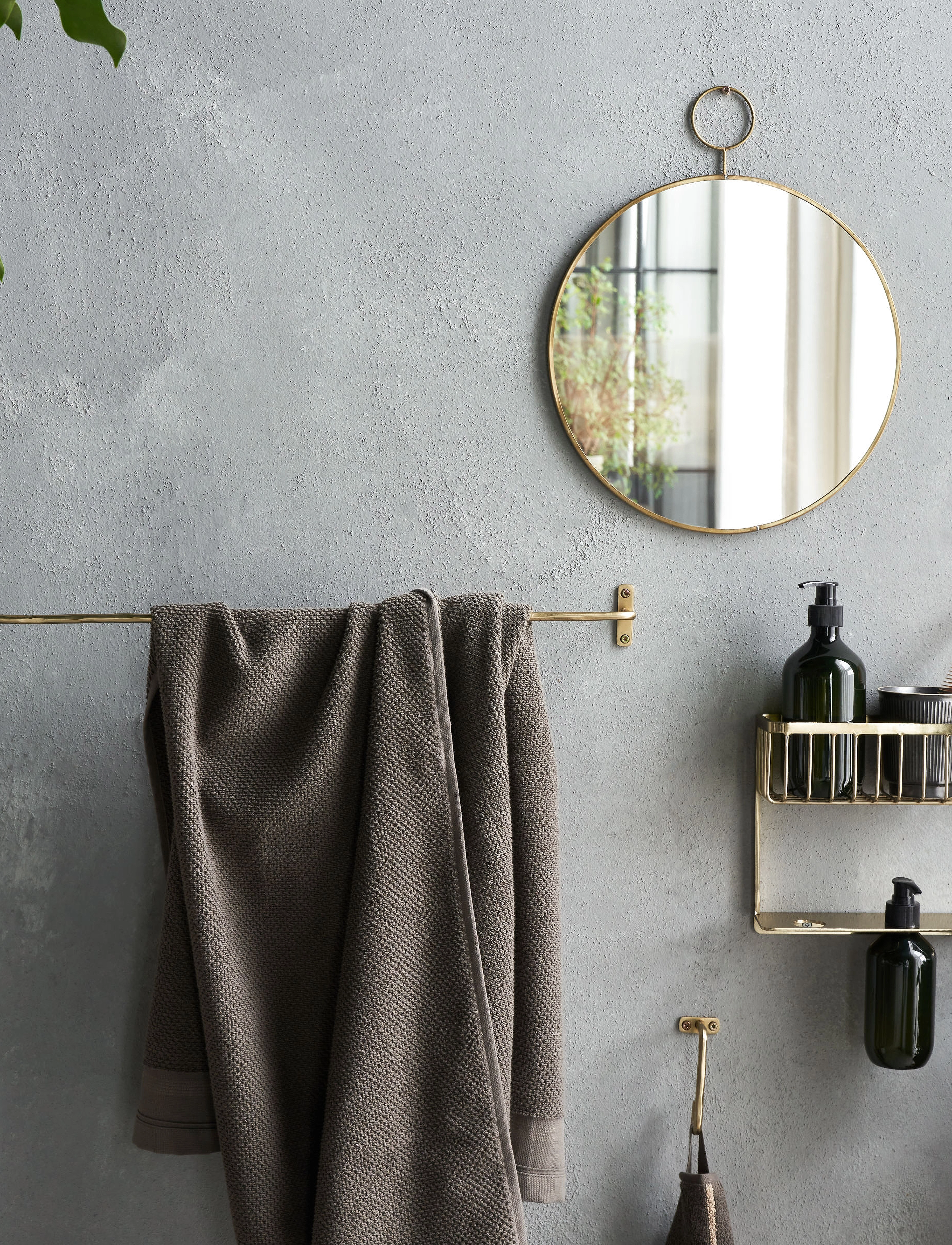 house doctor - Towel rail, HDWelo, Brushed brass f - riidepuud - brushed brass finish - 0