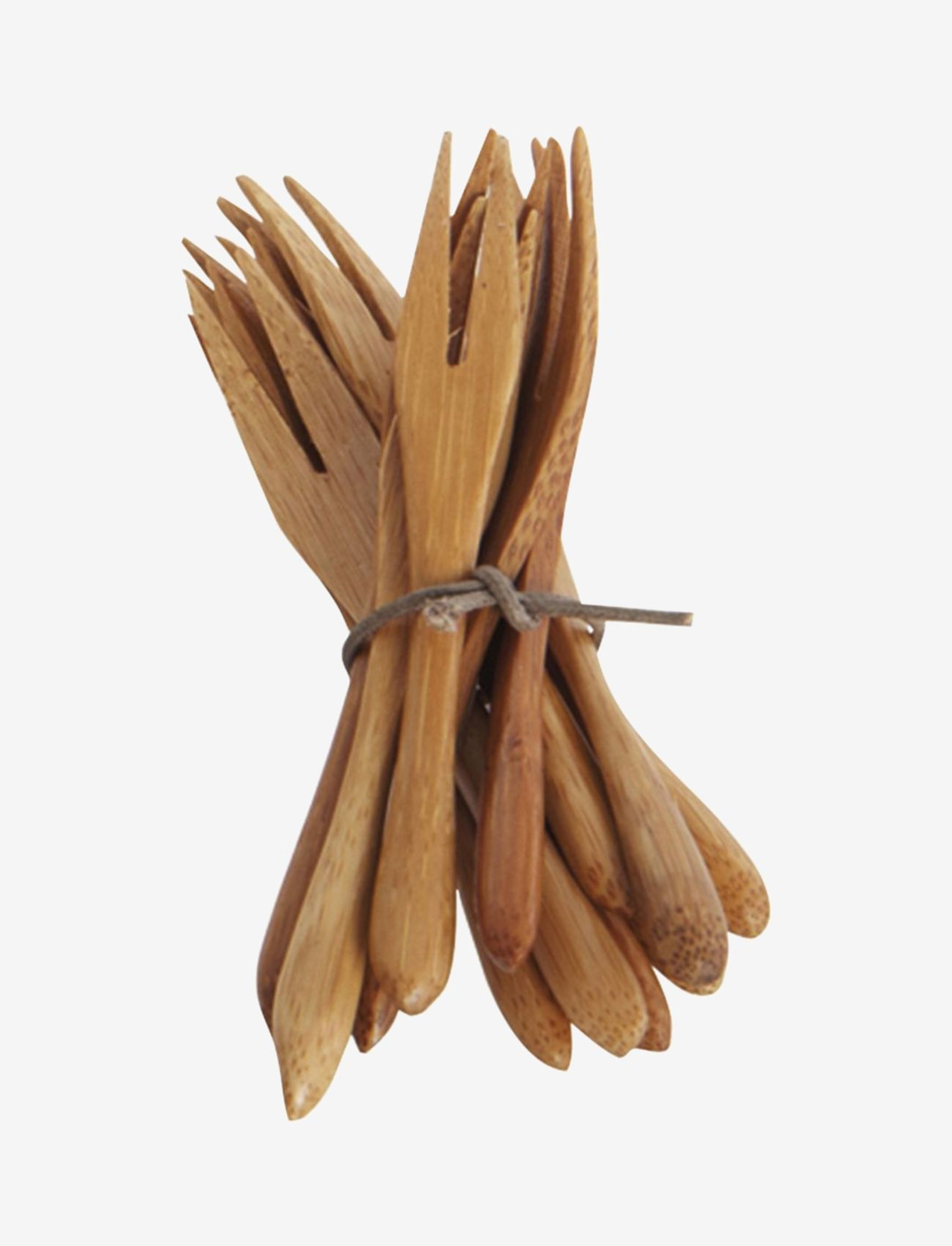 house doctor Gaffel, Hdbamboo, Natur, Gaffel, Brun, Str: L9CM