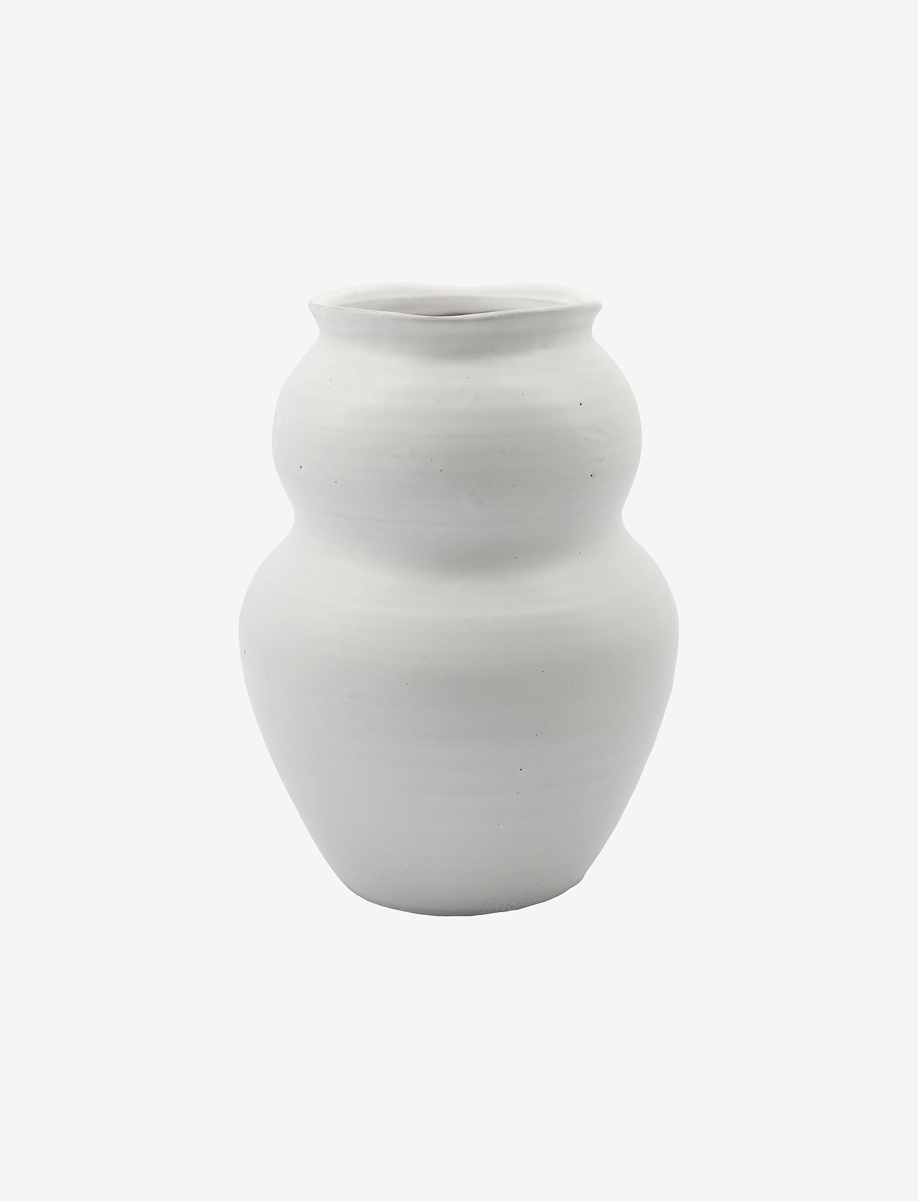 house doctor - Juno Vase - store vaser - white - 0