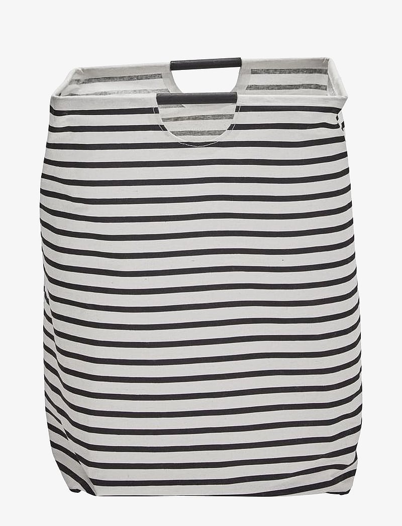 house doctor - Laundry bag, HDstripes, Black/White - black/white - 0