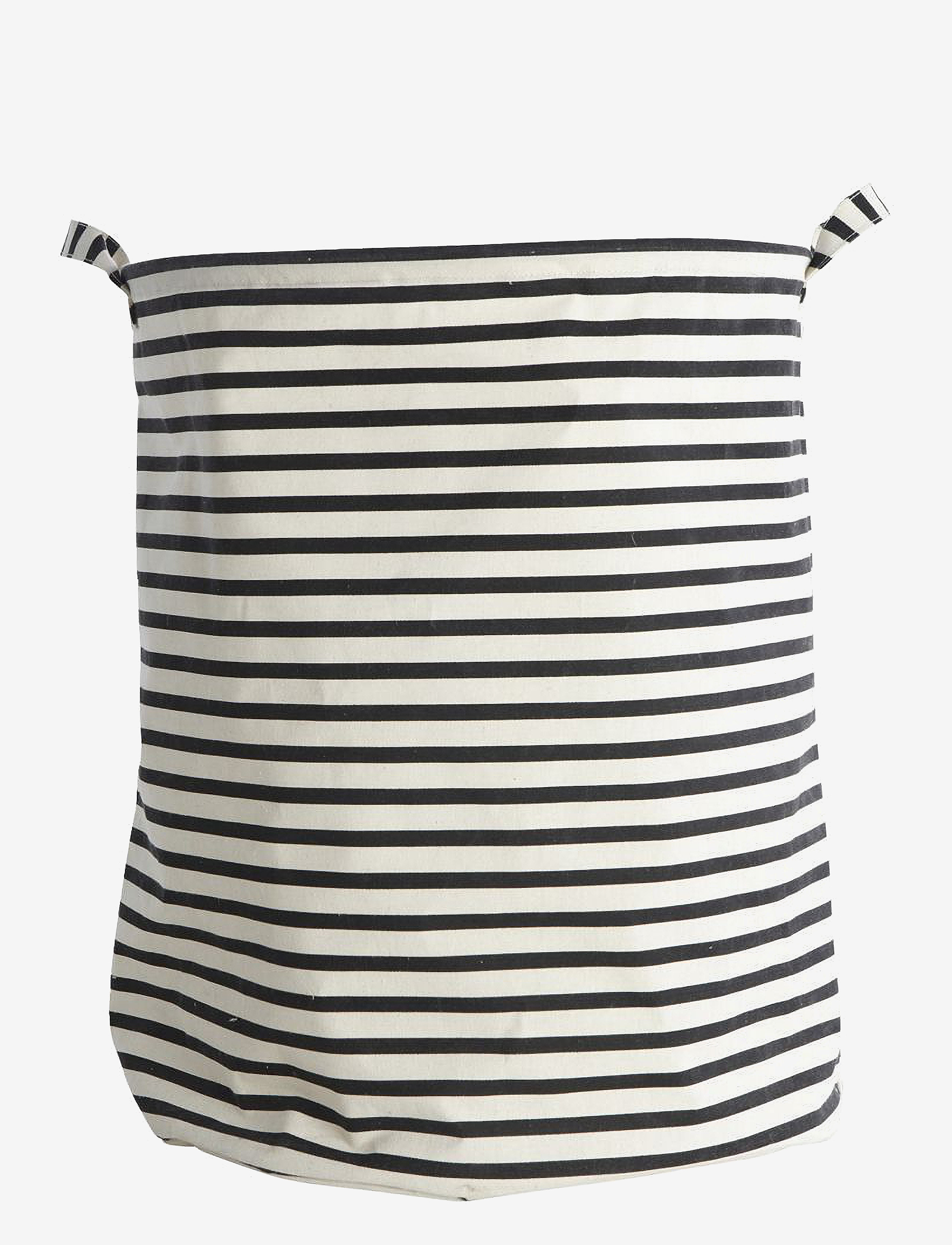 HOUSE DOCTOR Vasketøjspose, Hdstripes, Sort Patterned - H50CM - Unisex