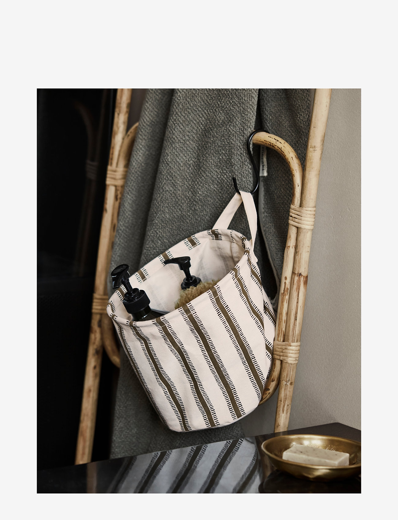 house doctor - Storage basket, HDVibes, Light brown - aufbewahrungskörbe - light brown - 2