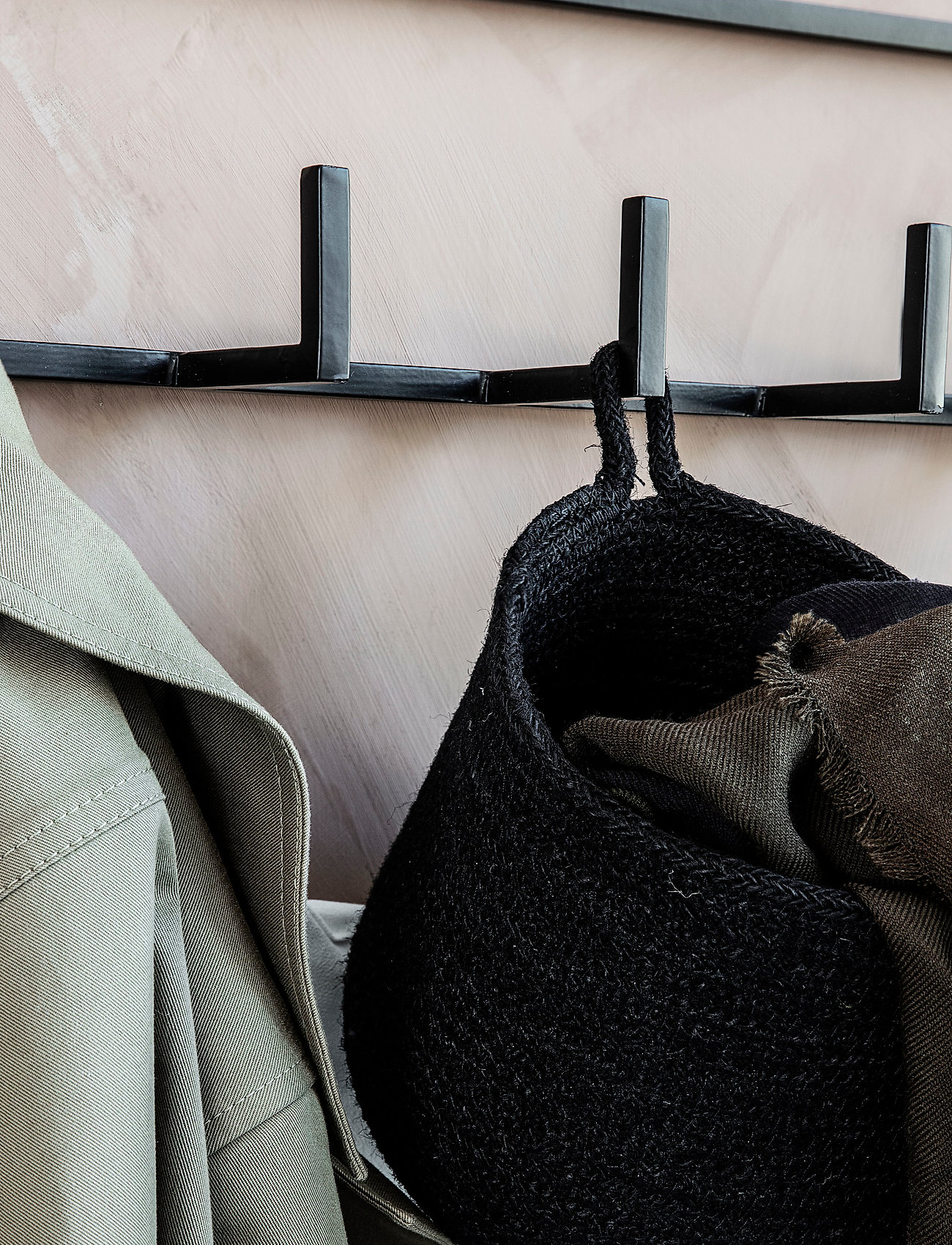 house doctor - Coat rack, HDRack, Black - riputuskonksud ja nagid - black - 2