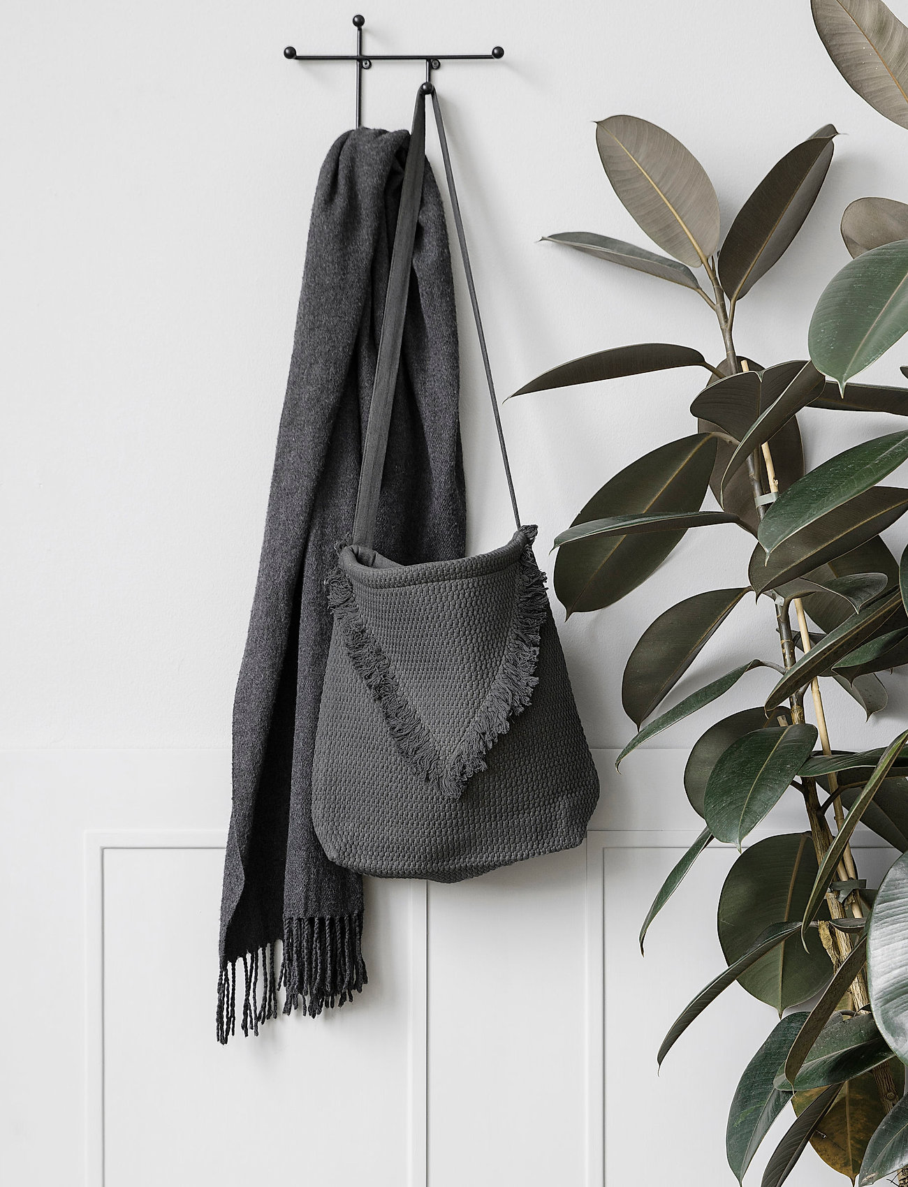 house doctor Prea Knage, One Size, Black, Møbler > Knager Og Stativer, Unisex