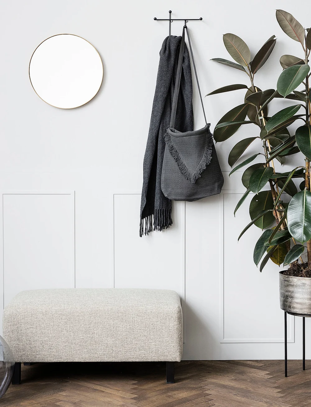 house doctor - Prea Hook - kleiderhaken und ständer - matte black - 2