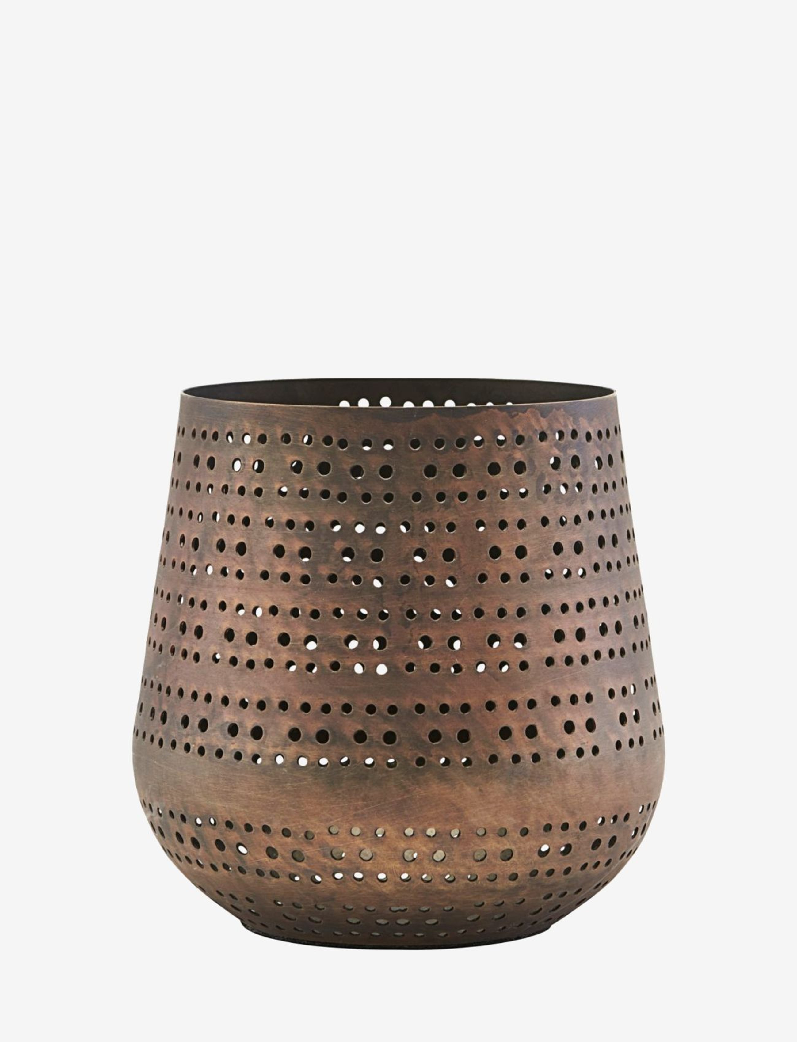 house doctor - Perfo Tealight holder - copper - 0